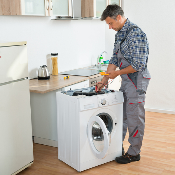 can you walk me through the steps of troubleshooting my washer issue in Ocheyedan IA